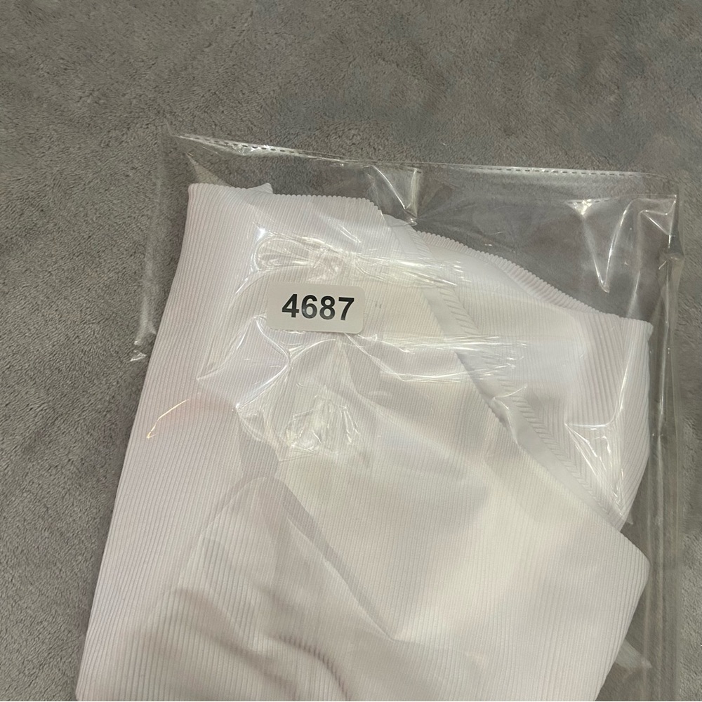 New! Beach Riot Celine one piece swimsuit white 24687 - Picture 15 of 15